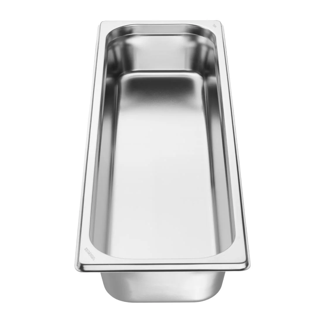 Vogue Stainless Steel Gastronorm 2/4 Tray 65mm - Image 3