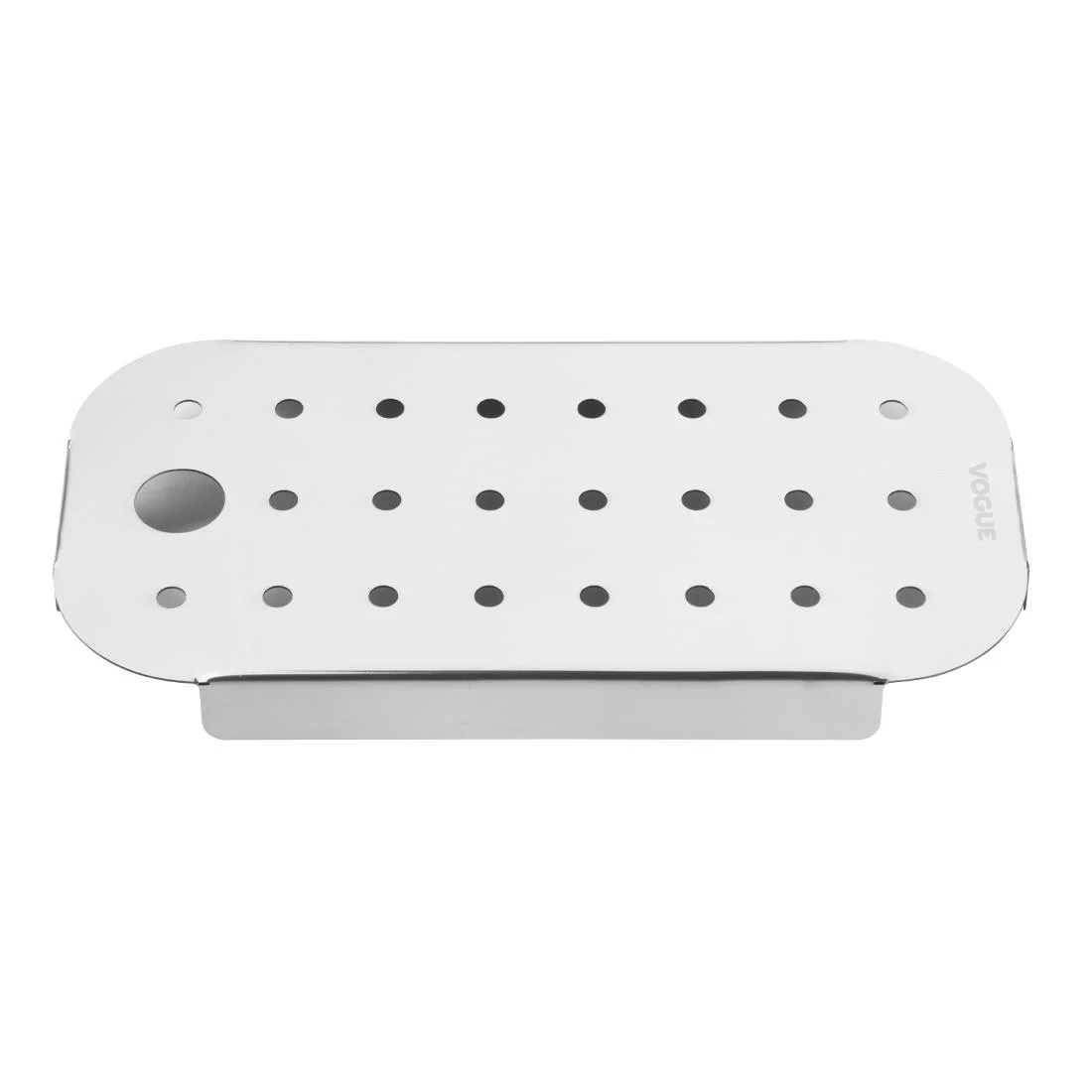 Vogue Stainless Steel GN Drainer Tray for GN 1/4 - Image 2