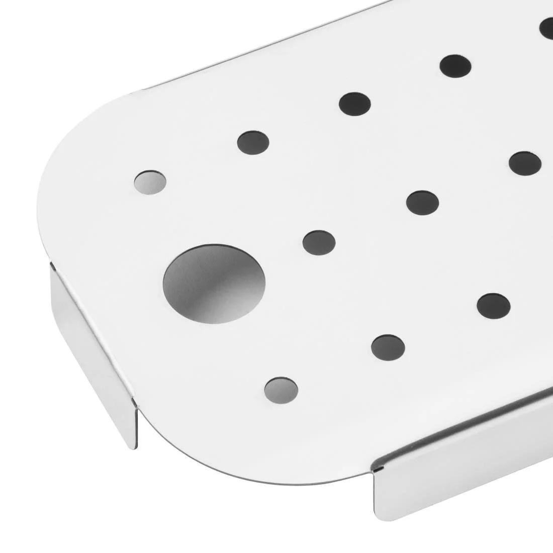 Vogue Stainless Steel GN Drainer Tray for GN 1/4 - Image 3