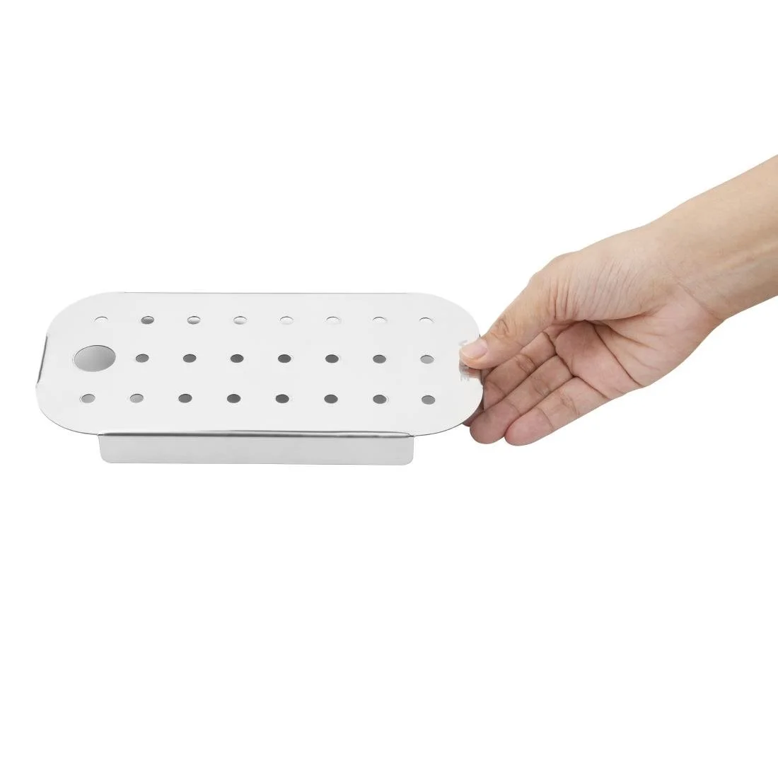 Vogue Stainless Steel GN Drainer Tray for GN 1/4 - Image 4