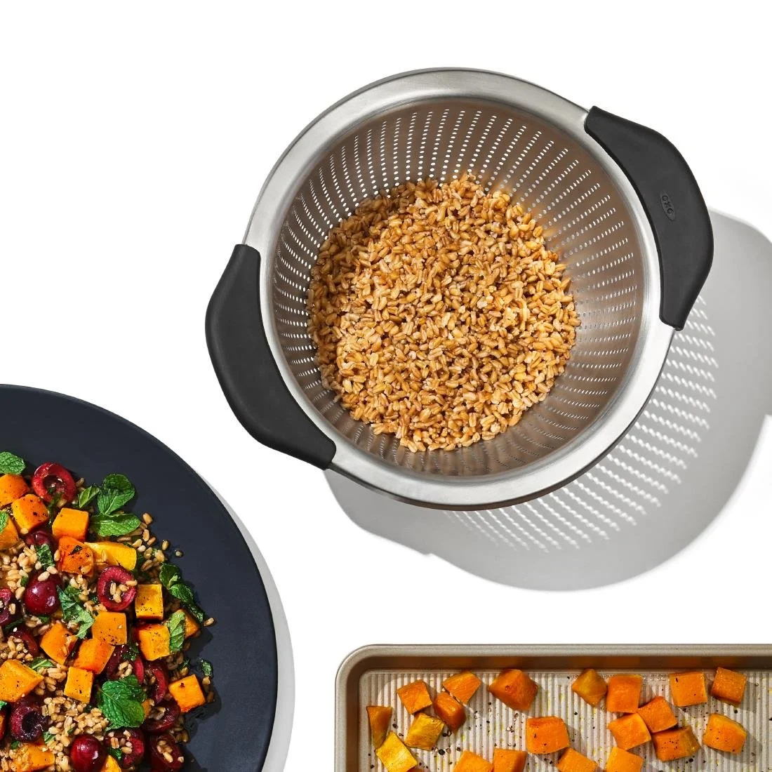 OXO Steel Colander 2.8Ltr - Image 7