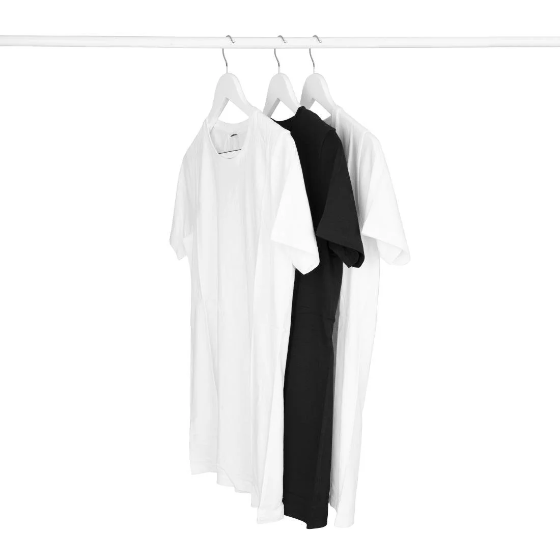 Bolero White Wooden Hangers (10 Pack) - Image 5