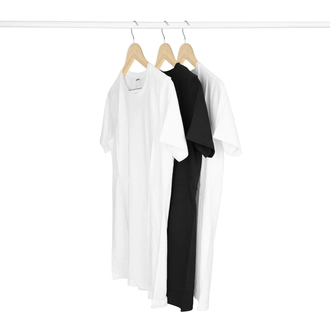 Bolero Natural Wooden Hangers (10 Pack) - Image 5