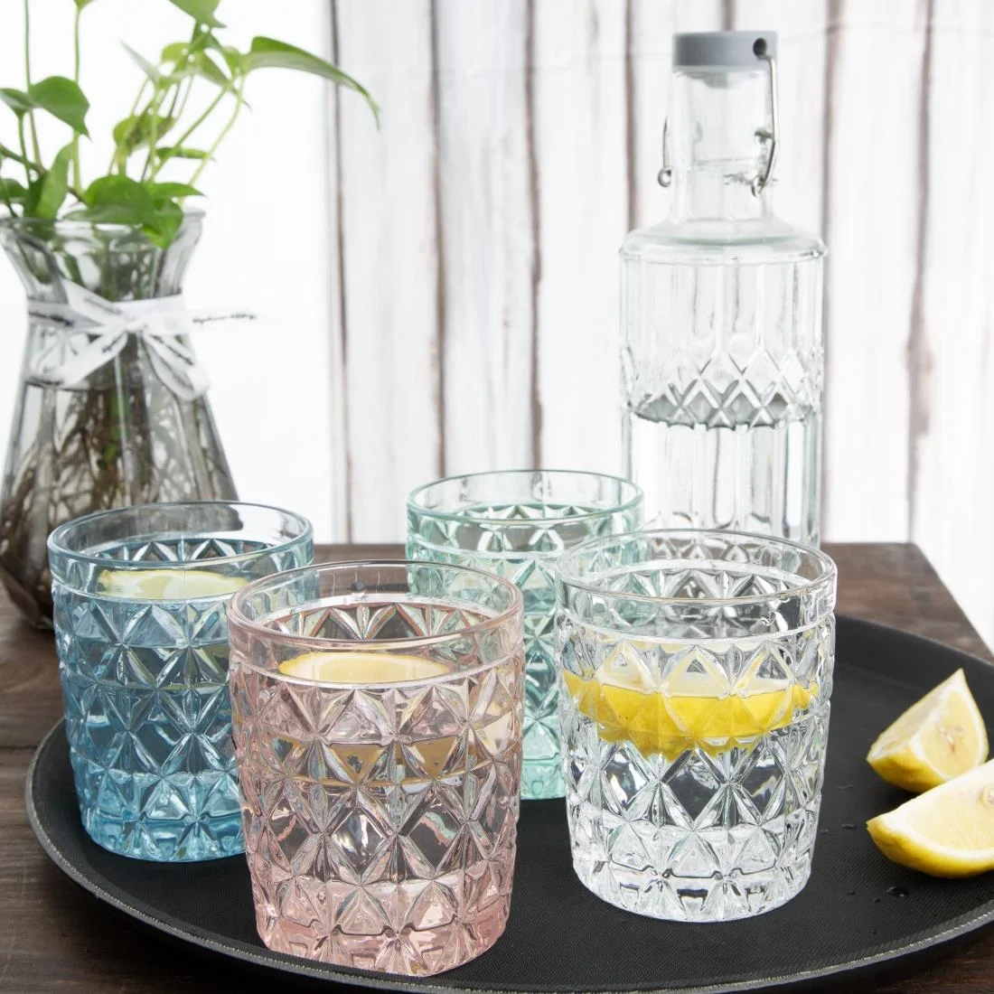 Olympia Havana Tumblers Green 300ml (6 pack) - Image 5
