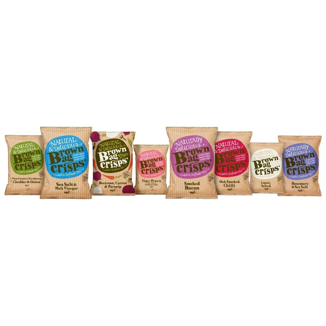Brown Bag Crisps Tiger Prawn Chilli and Lime 40g (20 Pack) - Image 3