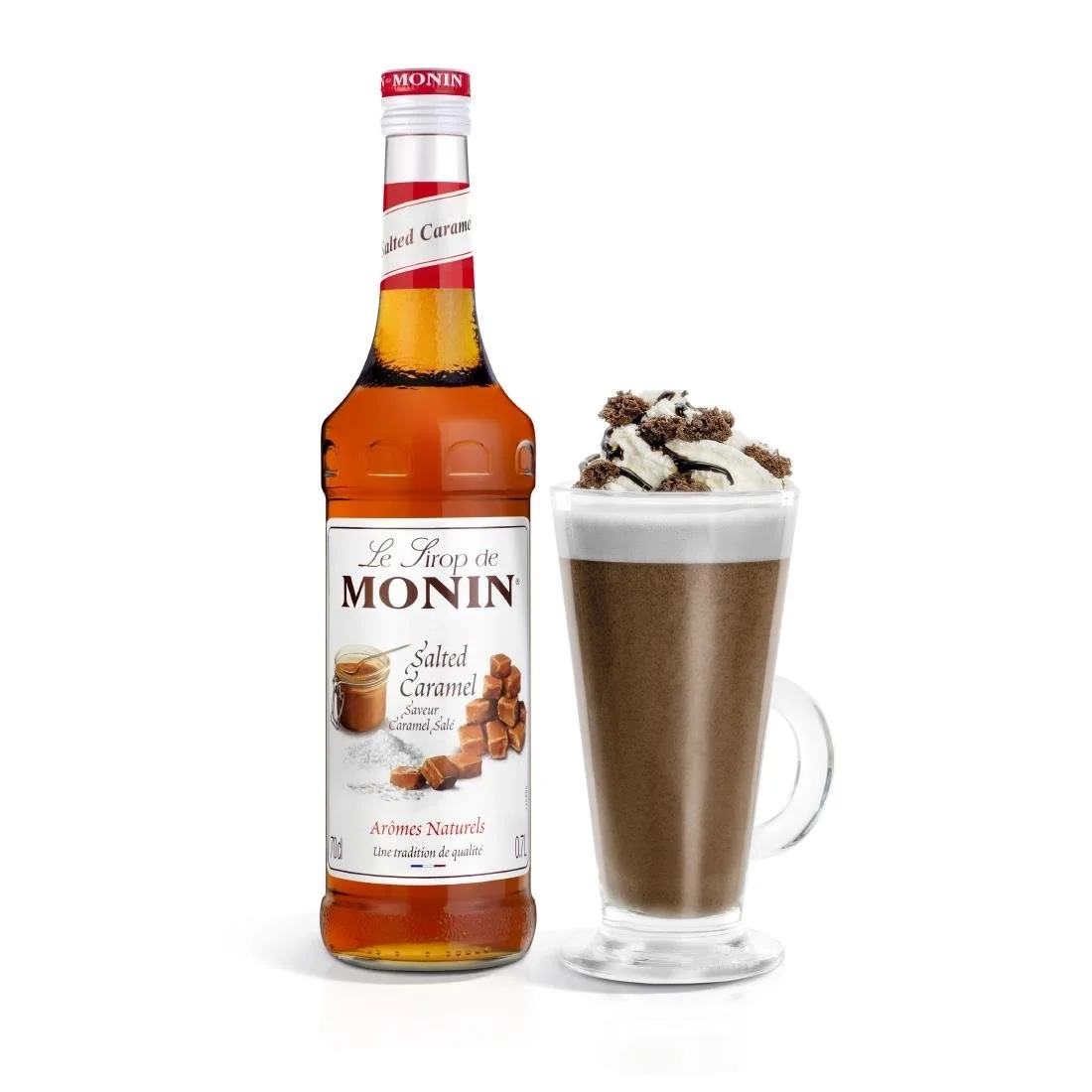 Monin Premium Salted Caramel Syrup 700ml - Image 2