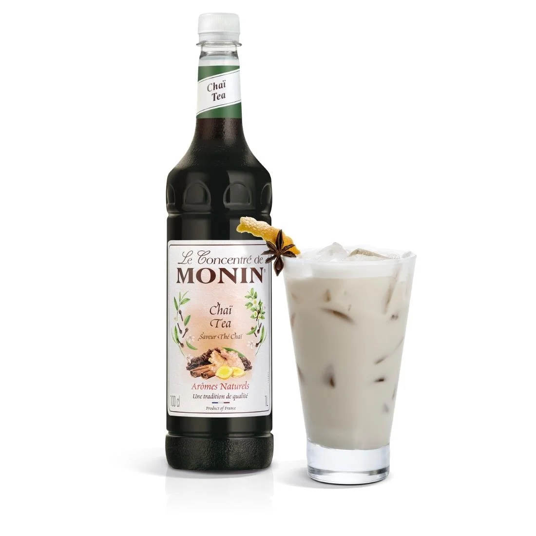 Monin Premium Chai Tea Concentrate 1Ltr - Image 2