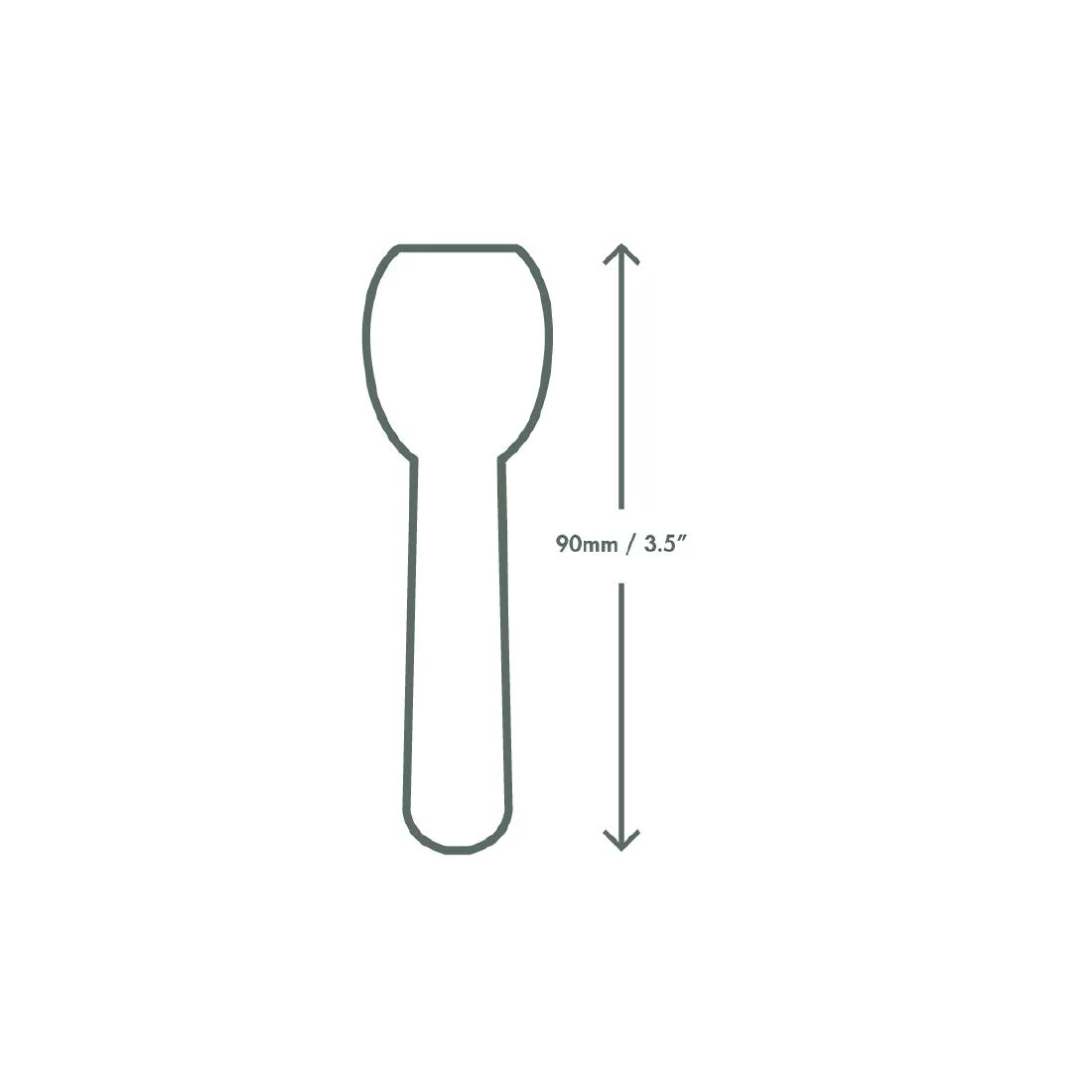 Vegware Paper Ice-Cream Spoon (Pack of 2000) - Image 3