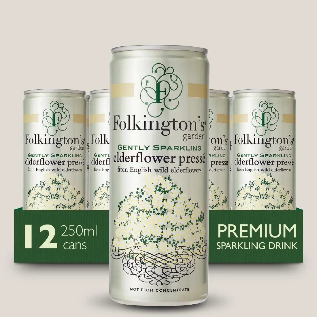 Folkington's Sparkling Drinks Elderflower Can 250ml (12 Pack) - Image 5