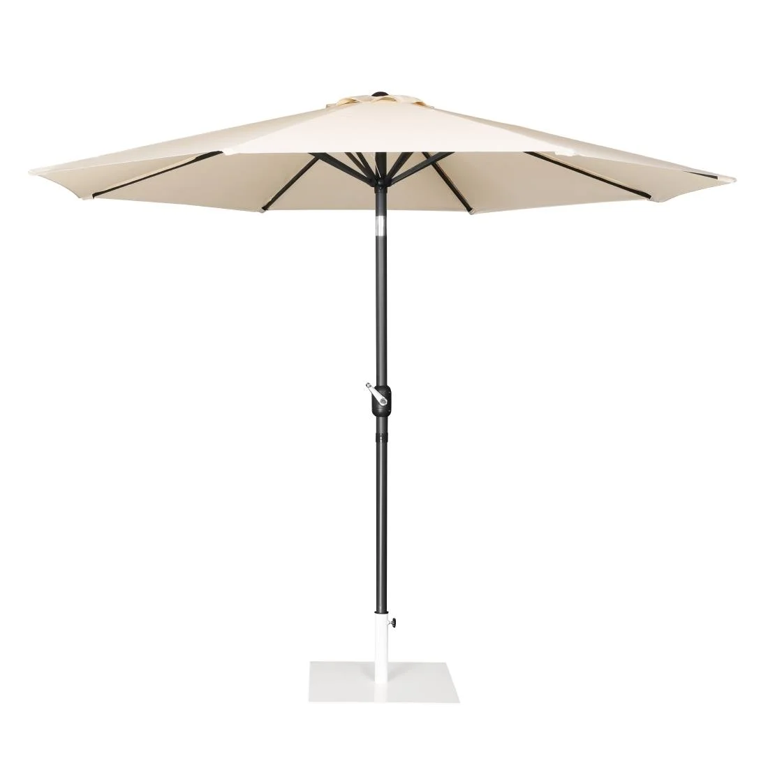 Bolero Seville Round Parasol 3m Diameter Cream - Image 2