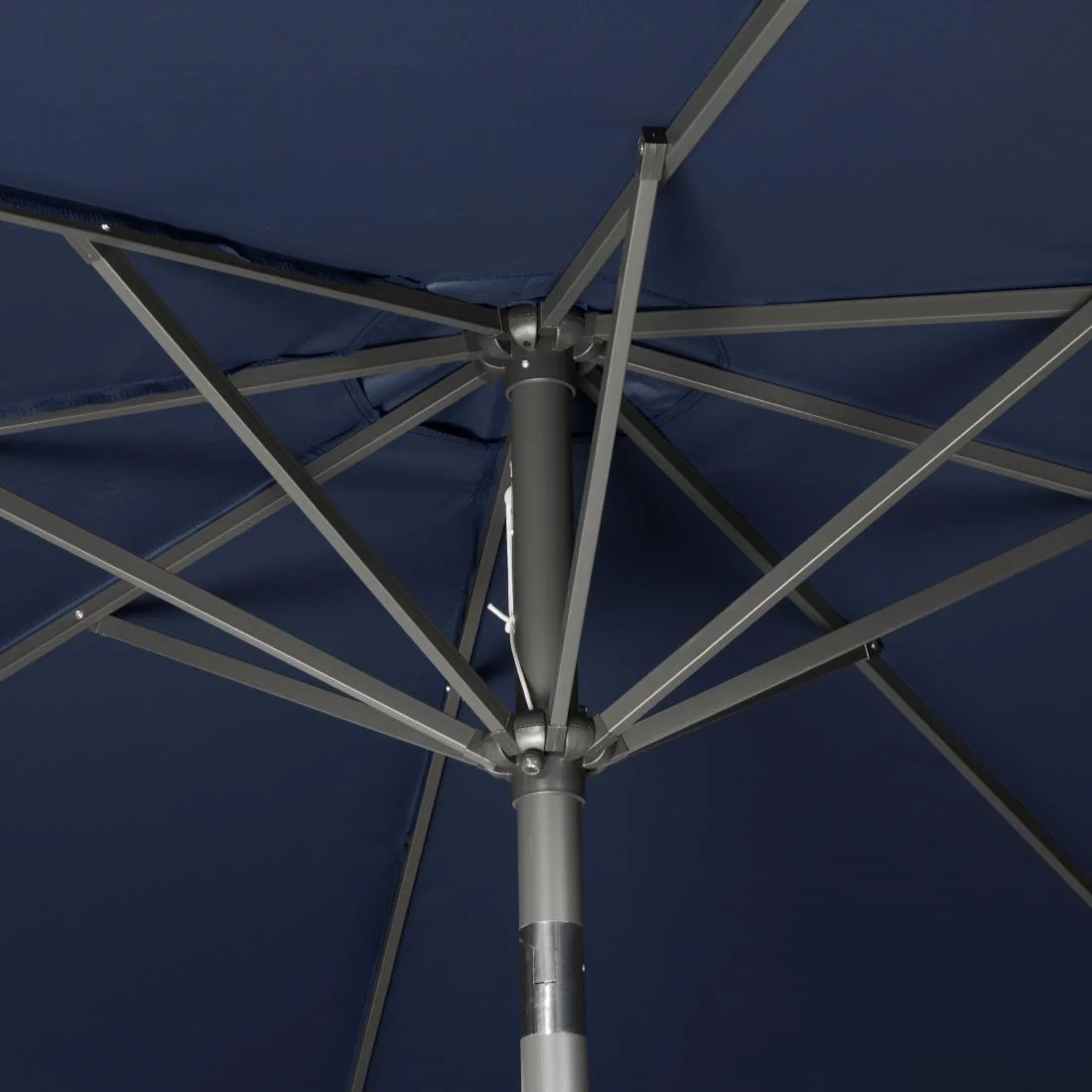 Bolero Seville Round Parasol 3m Diameter Navy Blue - Image 3