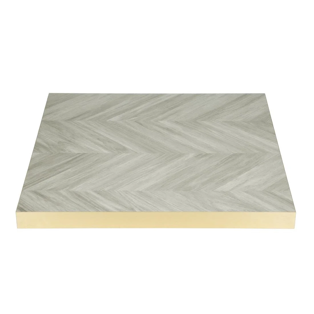 Bolero Pre-Drilled Table Top Chevron Design 700mm - Image 2