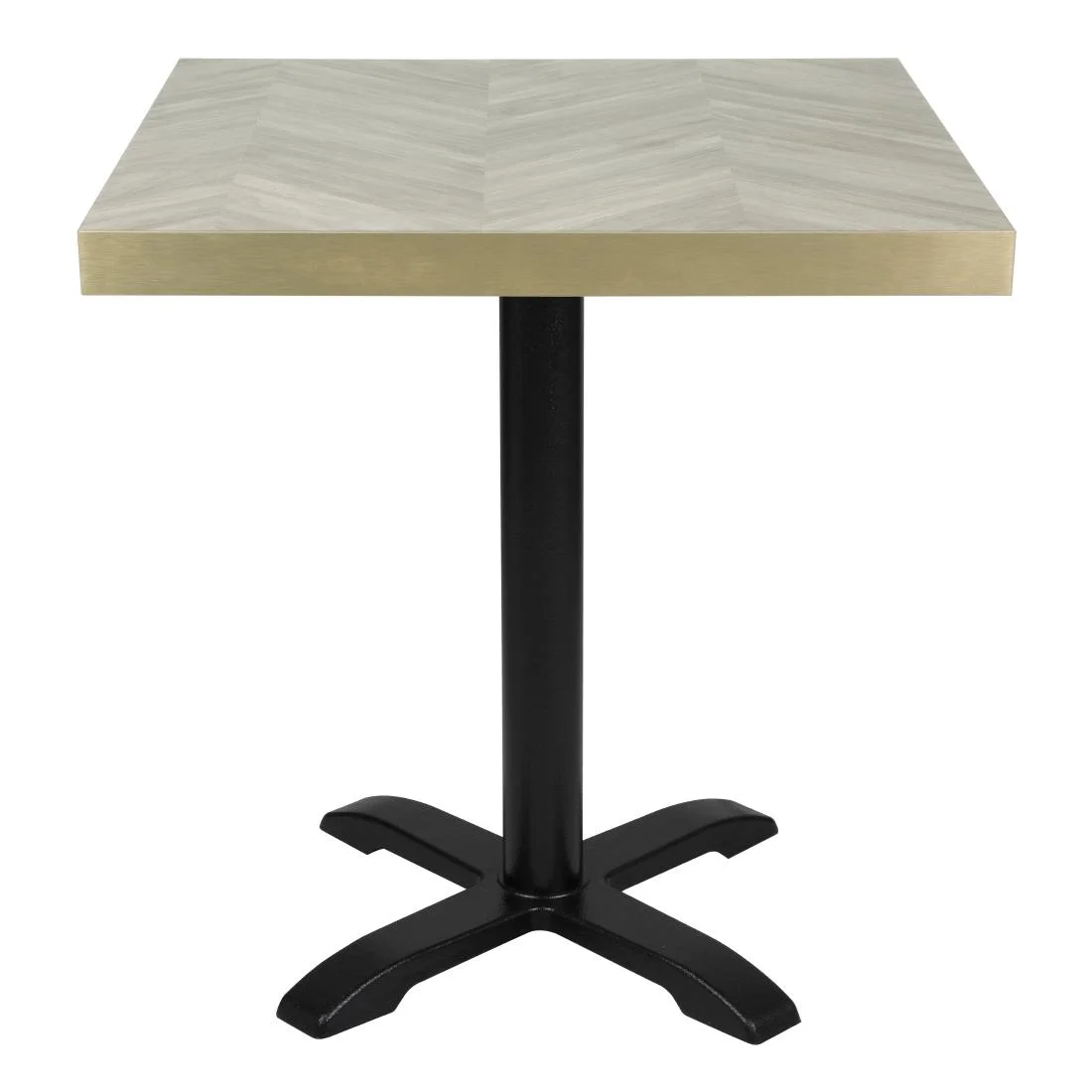 Bolero Pre-Drilled Table Top Chevron Design 700mm - Image 6