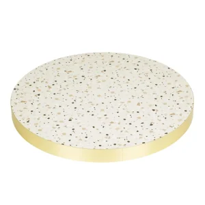 Bolero Terrazzo Style Round Table Top 600mm