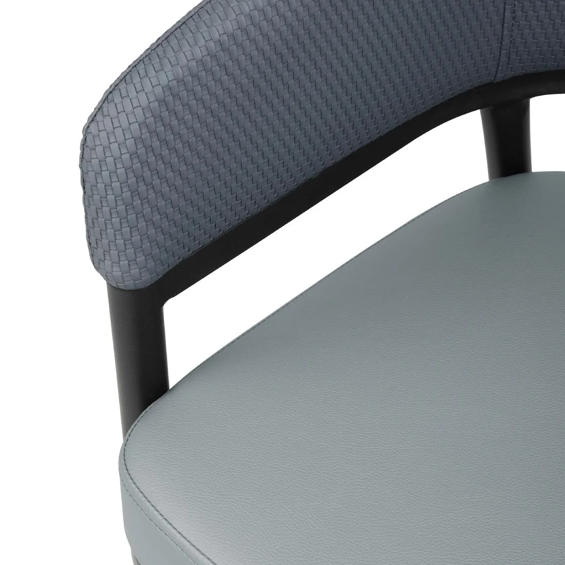Bolero Meridian Interior Chairs - Stone Blue (2 Pack) - Image 2