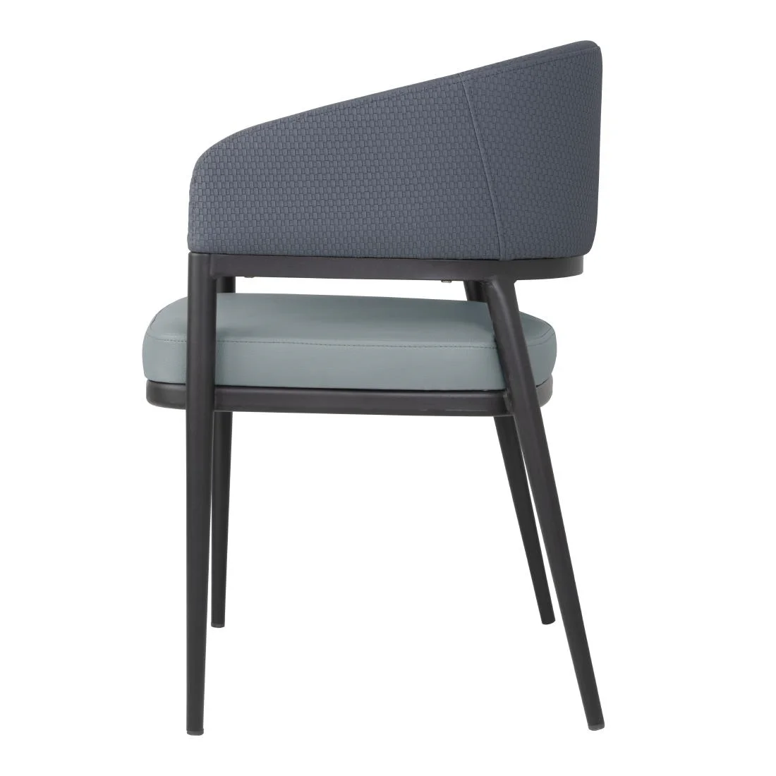 Bolero Meridian Interior Chairs - Stone Blue (2 Pack) - Image 4