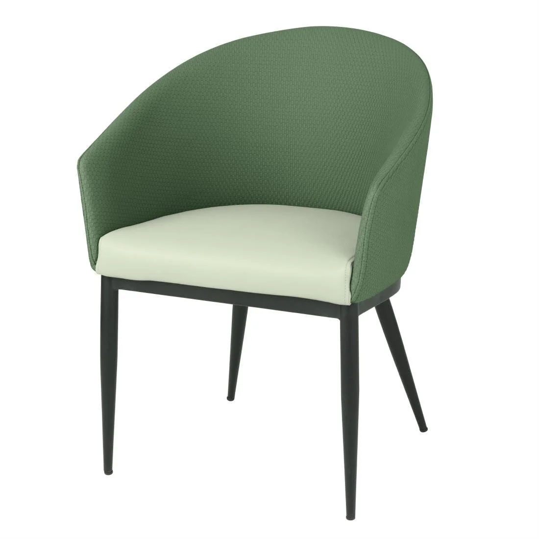 Bolero Sloane Interior Dining Chairs - Green Forest Mix (2 Pack)