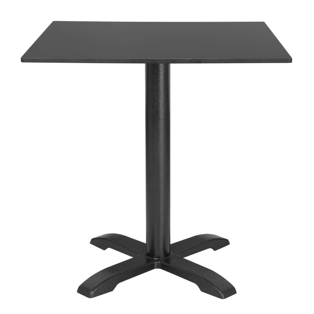 Bolero Matte Black Square Outdoor Table Top 700mm - Image 5