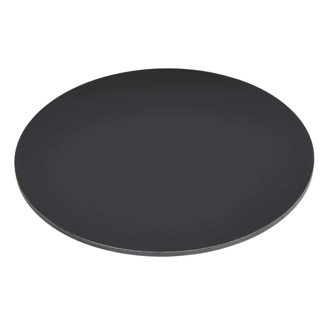 Bolero Matte Black Round Outdoor Table Top 600mm - Image 2