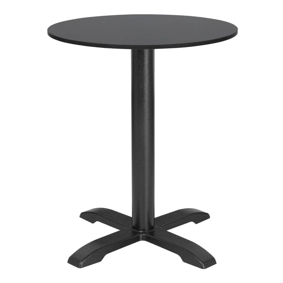Bolero Matte Black Round Outdoor Table Top 600mm - Image 5
