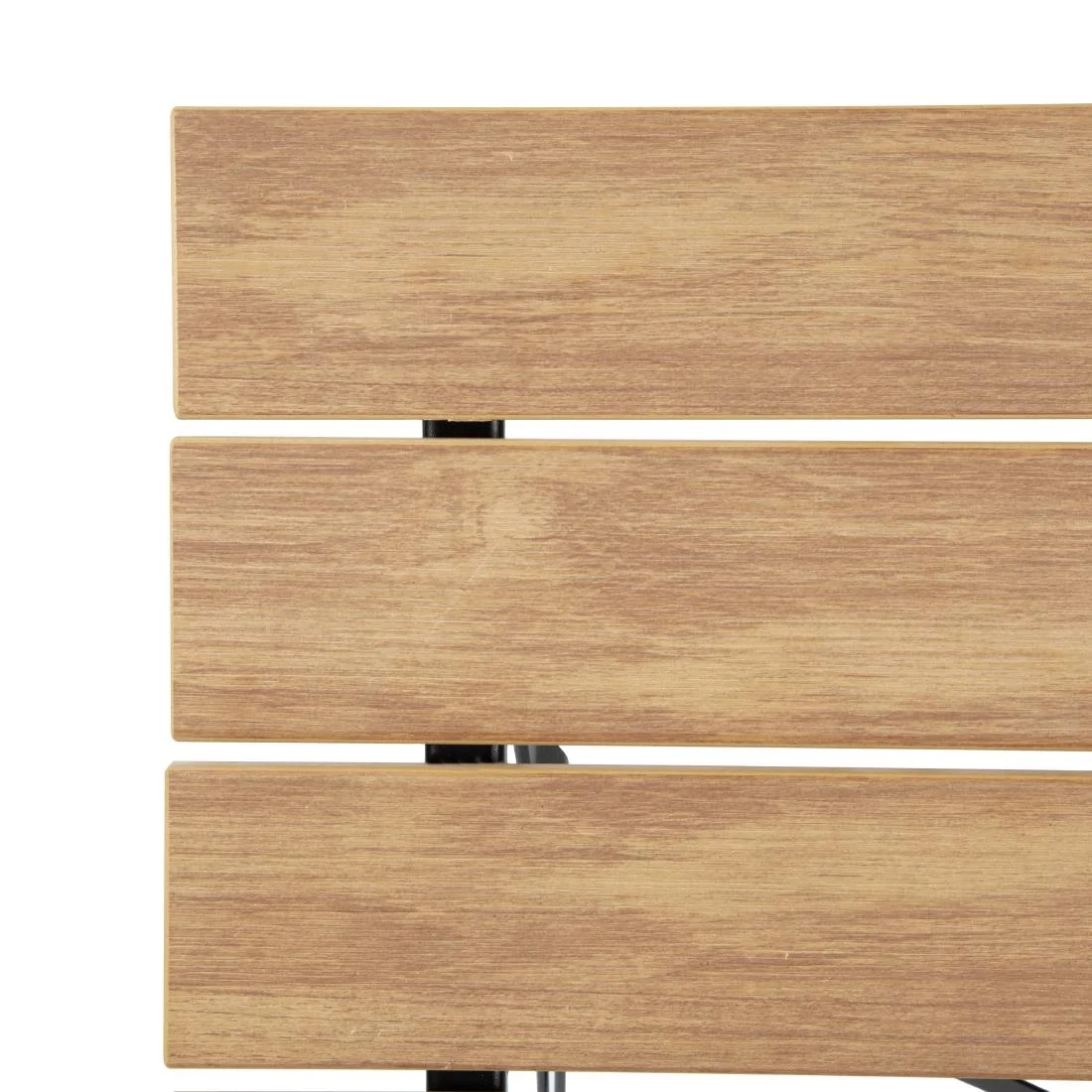 Bolero Perth Pavement Style Square Table Wood Effect - Image 6