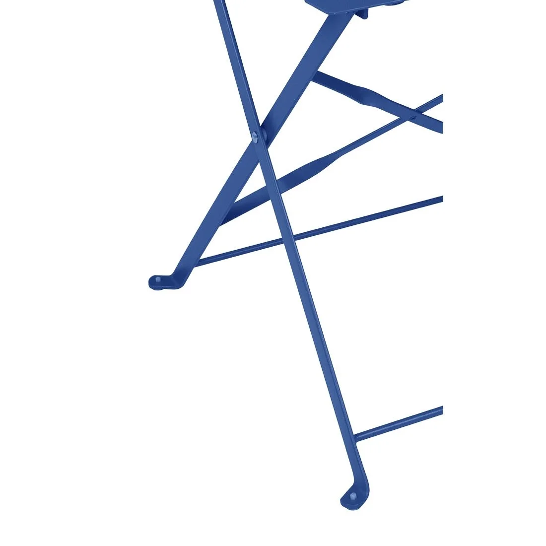 Bolero Perth Pavement Style Folding Chairs Dark Navy (Pack of 2) - Image 8