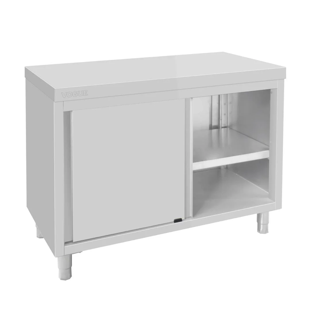 Vogue Standing Floor Cupboard Stainless Steel 900x1200x600mm - Image 5