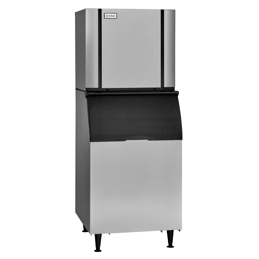 Ice-O-Matic 383kg Elevation Modular Grande Cube Ice Machine with Storage Bin CIM0835GA - Image 1