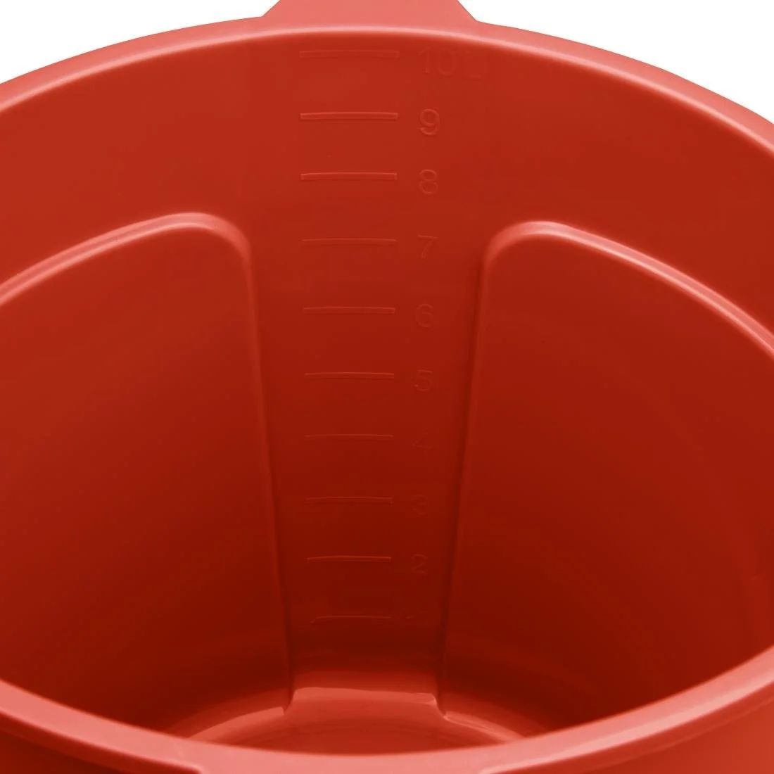 Jantex Red Graduated Bucket with Pouring Lip 10ltr - Image 4
