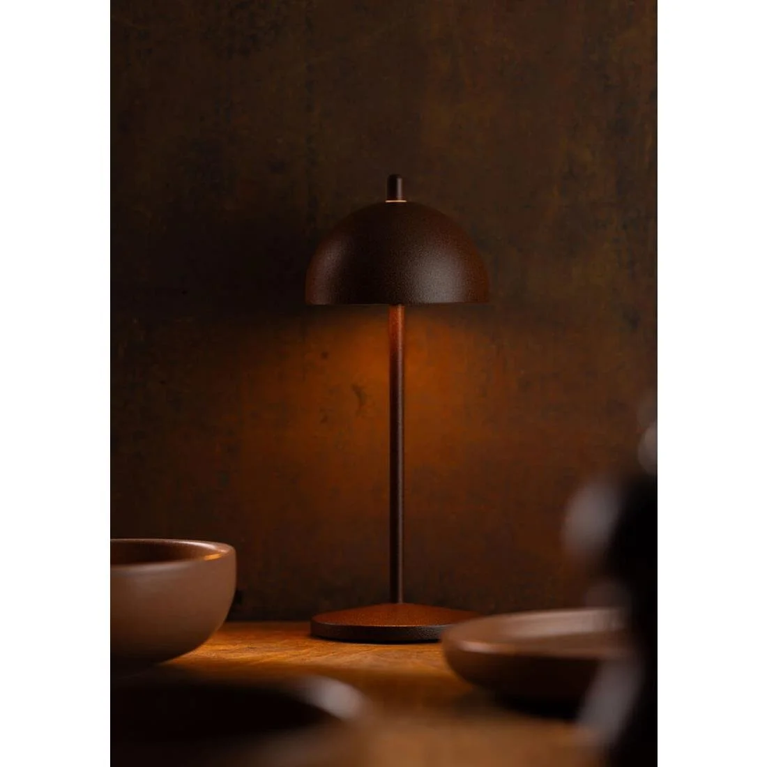 Utopia Antigua LED Cordless Table Lamp 300mm Corten (6 Pack) - Image 2