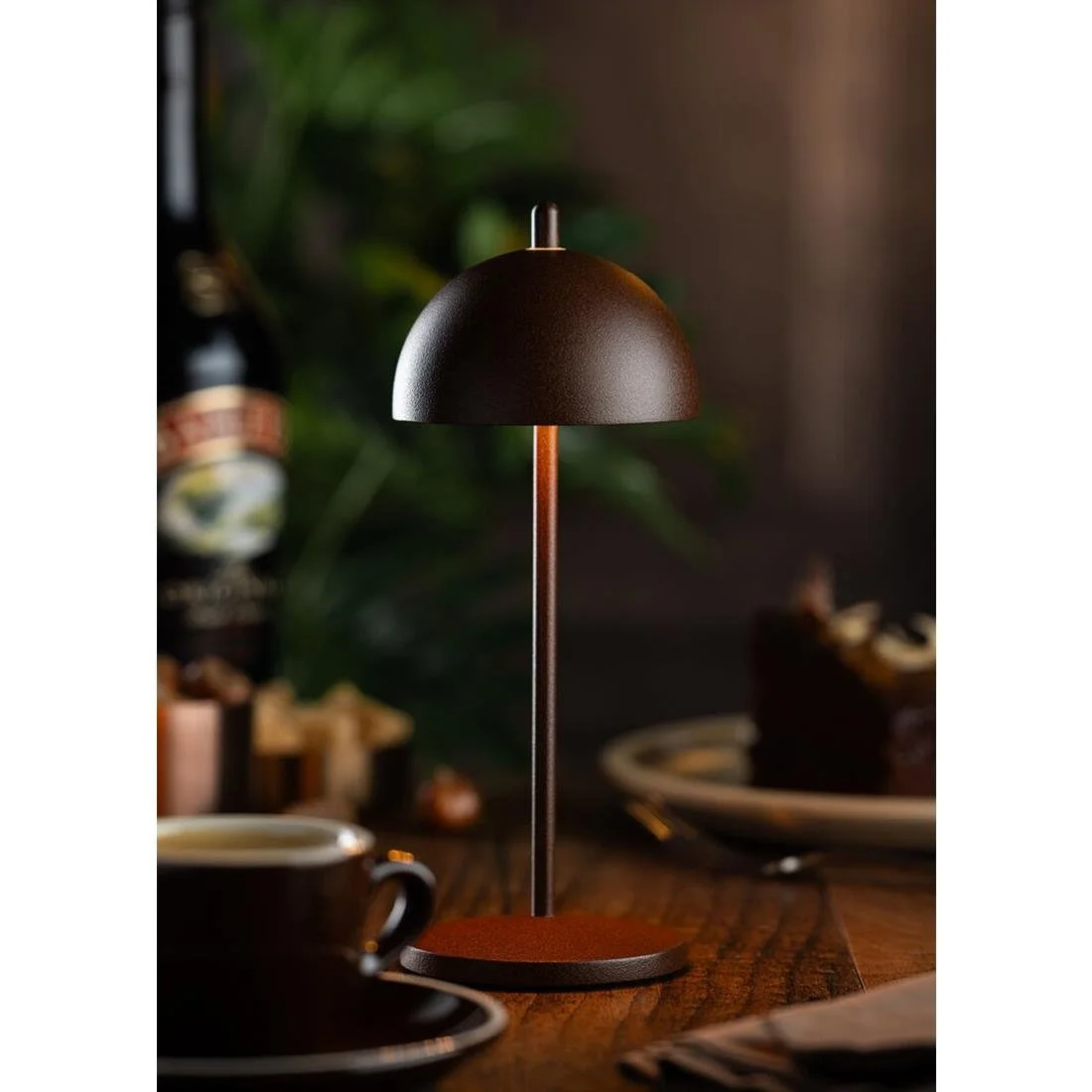 Utopia Antigua Micro LED Cordless Table Lamp 200mm Corten (6 Pack) - Image 5