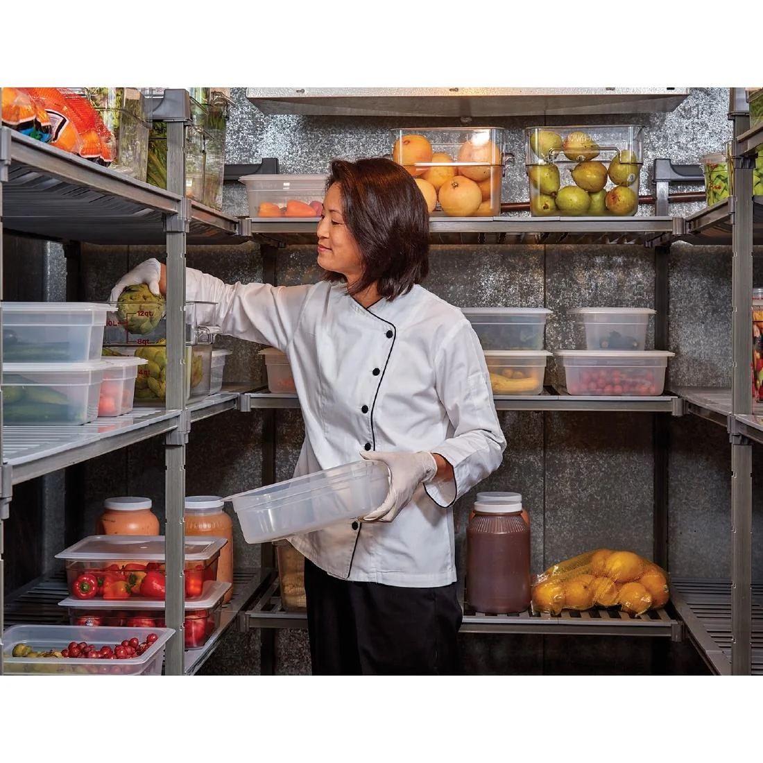 Cambro Camshelving Basics Plus 4 Tier Shelving Starter Unit 1830 x 460mm - Image 6