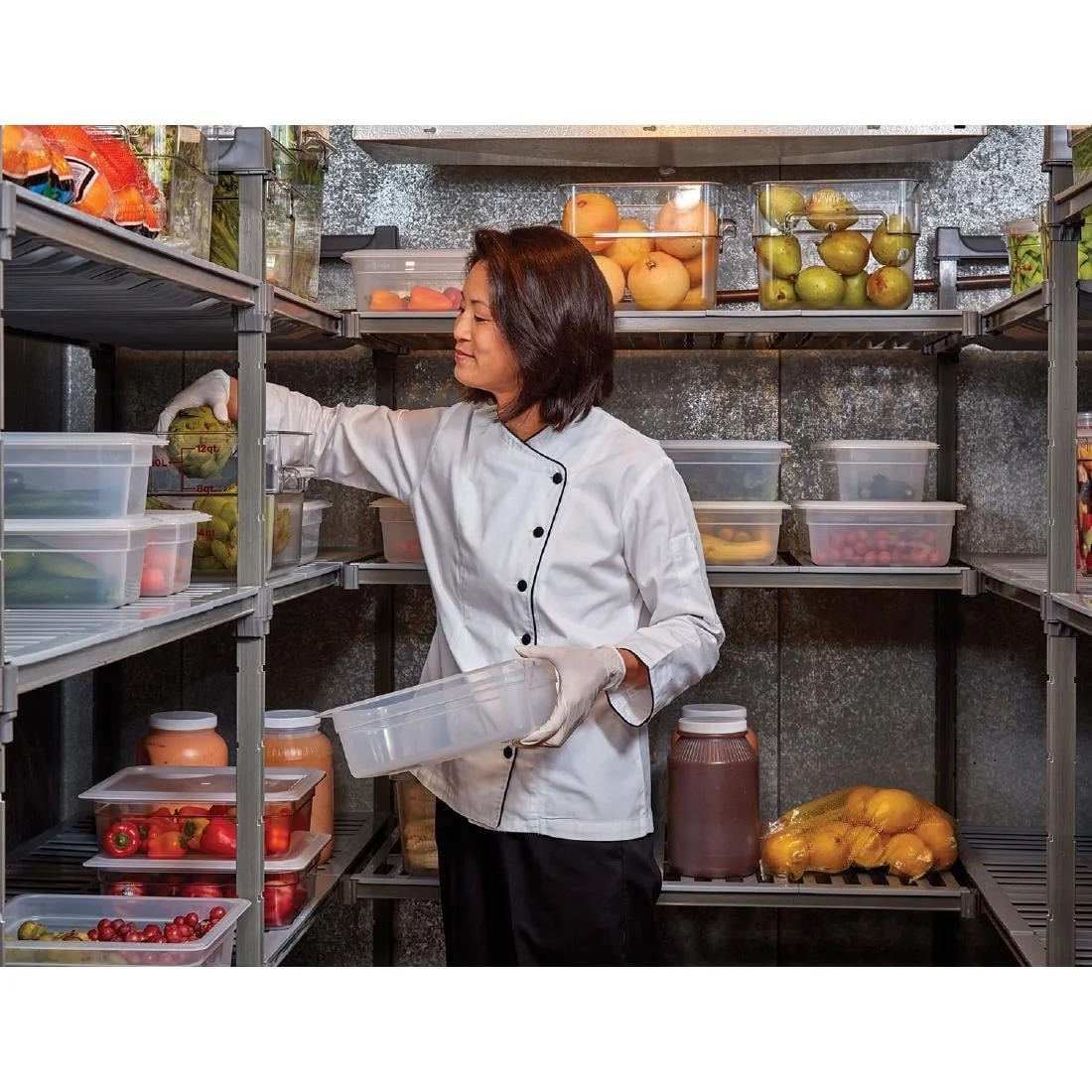 Cambro Camshelving Basics Plus 4 Tier Shelving Starter Unit 1630 x 610mm - Image 3