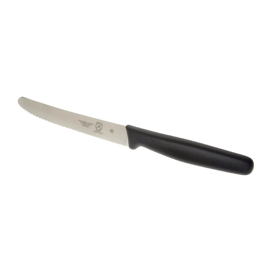 Mercer Culinary Rounded Tip Utility Knife Black 10.9cm - Image 4