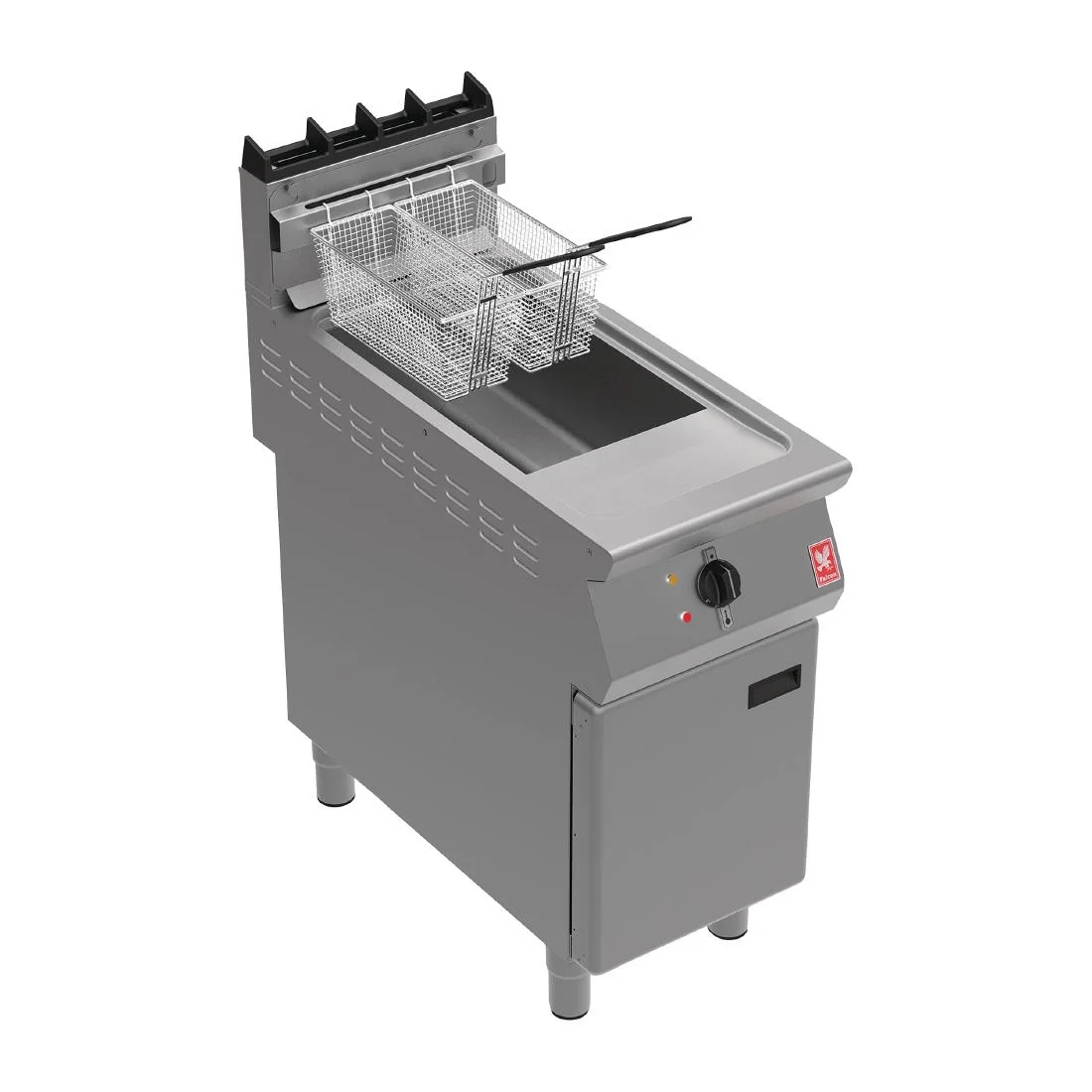 Falcon F900 Free Standing Gas Fryer on Feet with Fryer Angel G9341X
