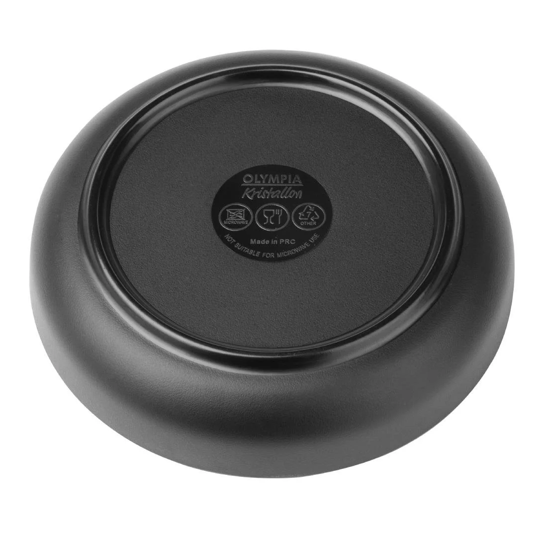 Olympia Kristallon Fusion Melamine Coupe Plates 130 x 30mm (6 Pack) - Image 3