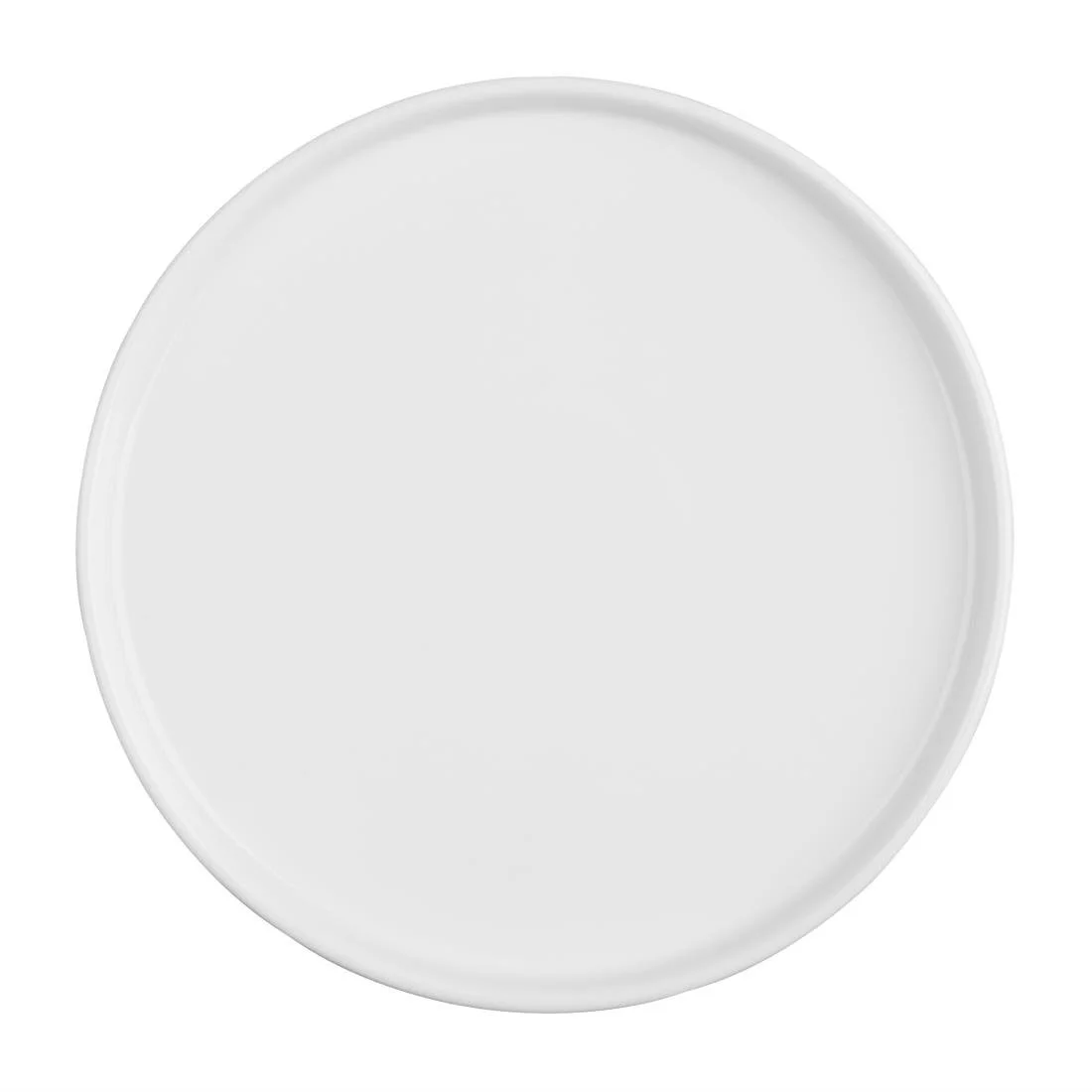 Olympia Whiteware Flat Round Plates 268mm (4 Pack) - Image 2