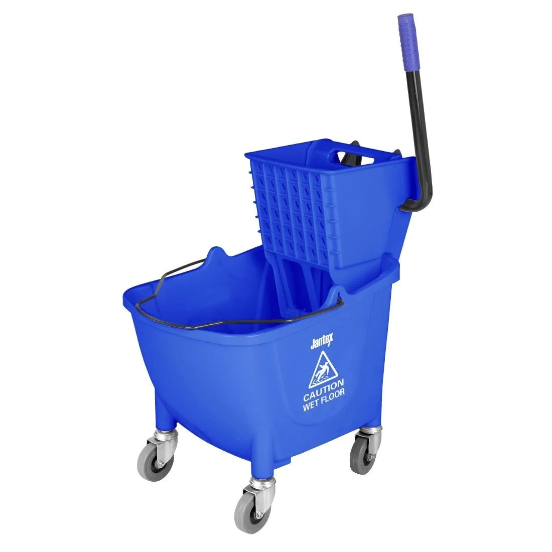 Jantex 25Ltr Mop Bucket with Foot Pedal Release Blue