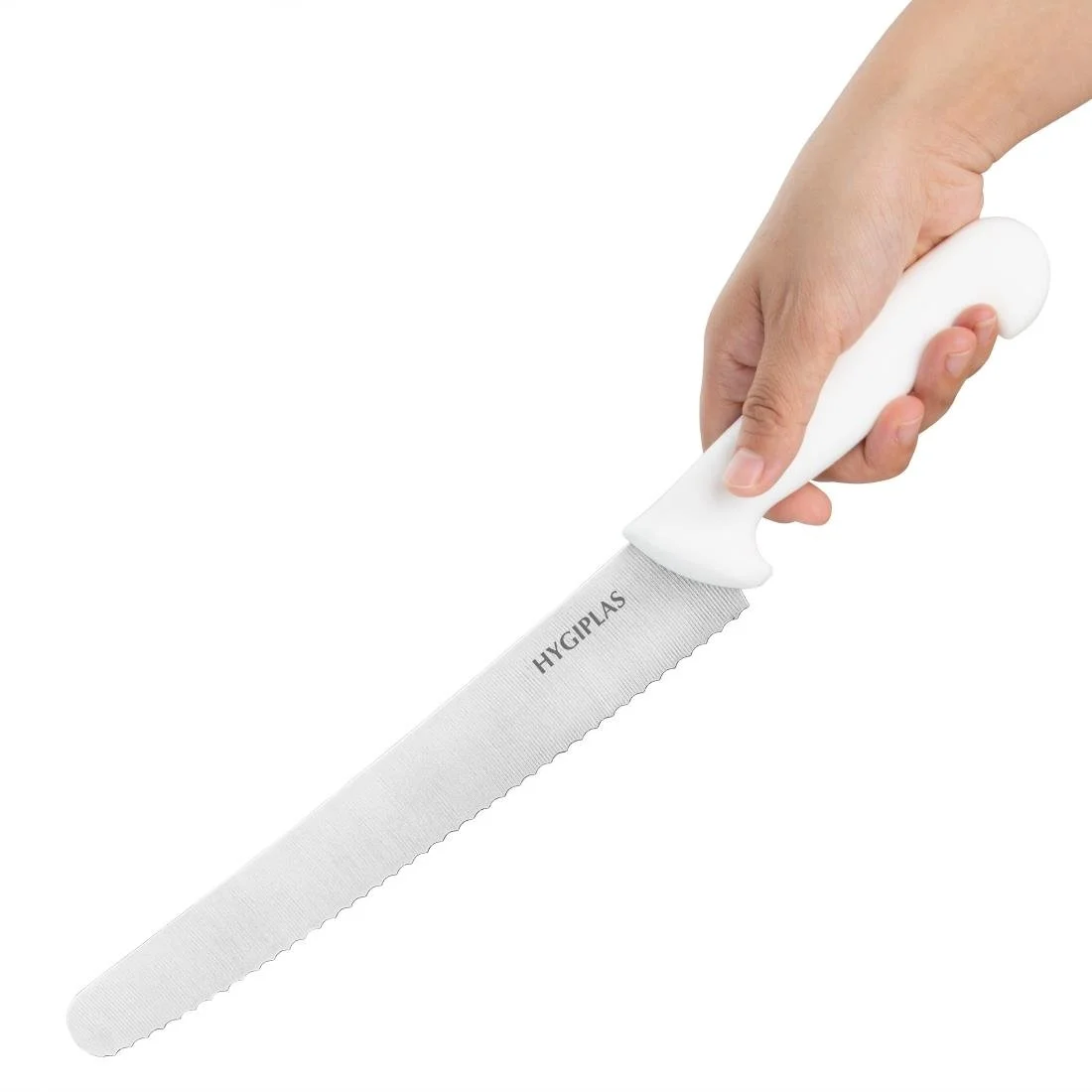 Hygiplas Serrated Pastry Knife White 25.4cm - Image 2