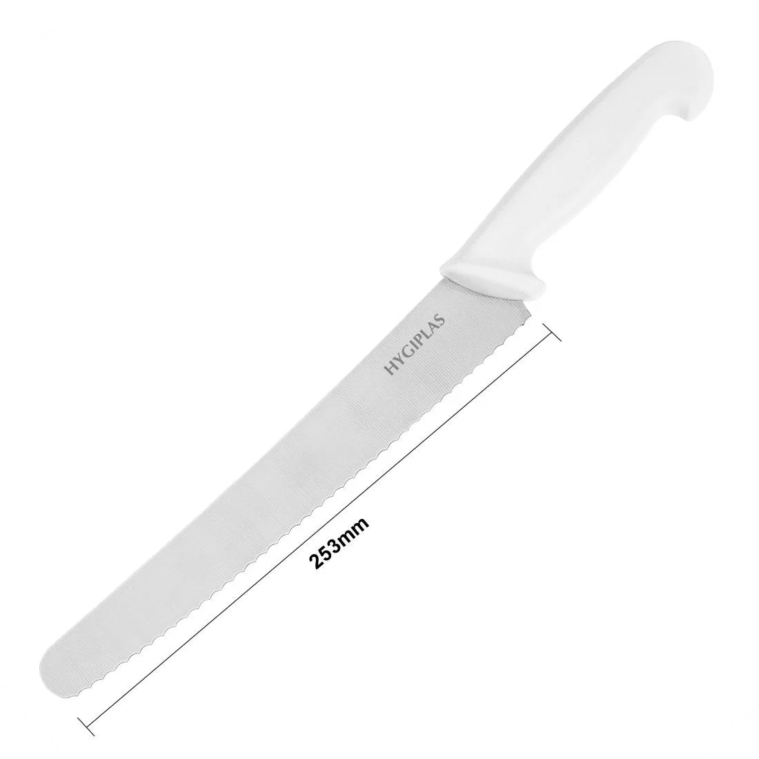 Hygiplas Serrated Pastry Knife White 25.4cm - Image 5