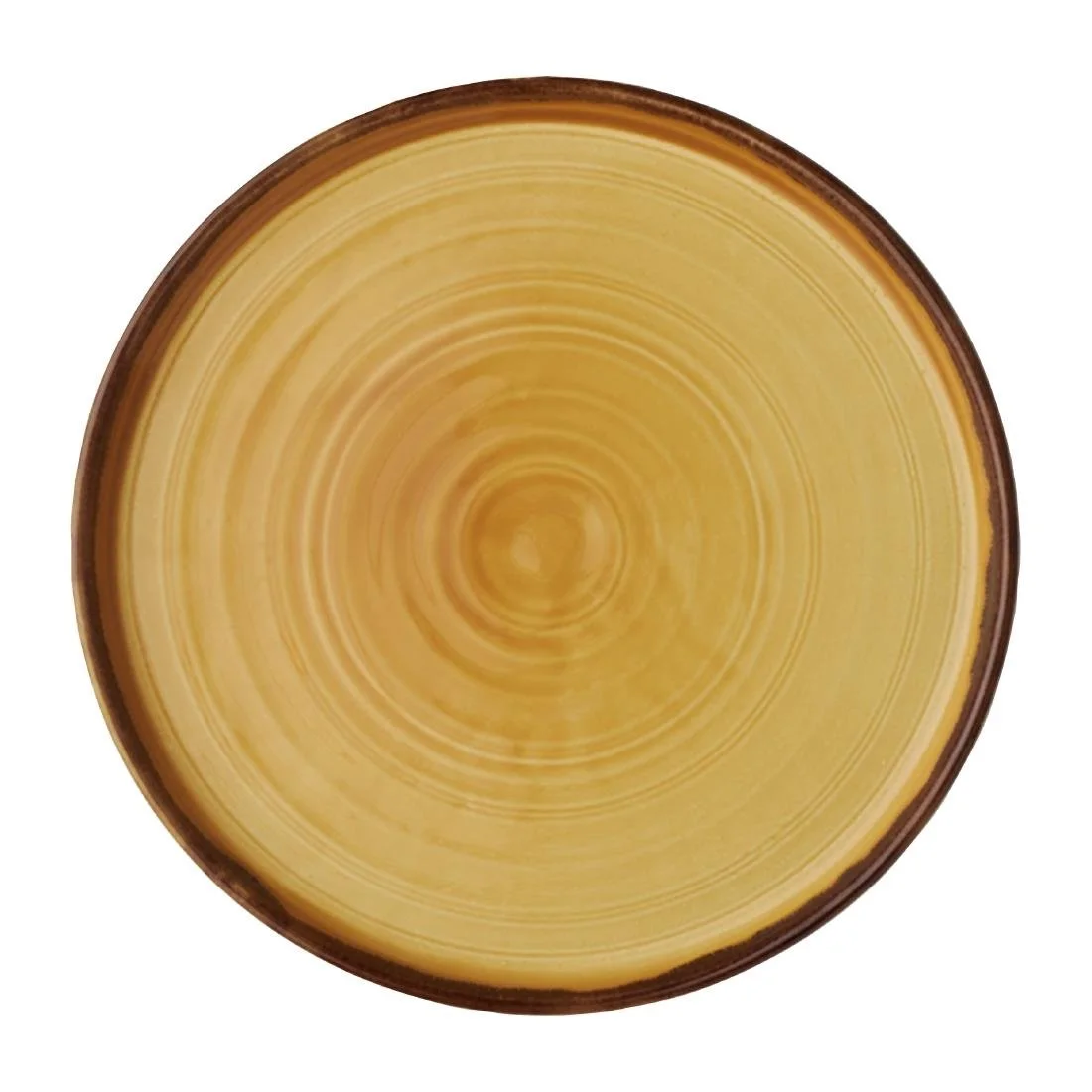 Dudson Harvest Walled Plates Mustard 210mm (6 Pack)