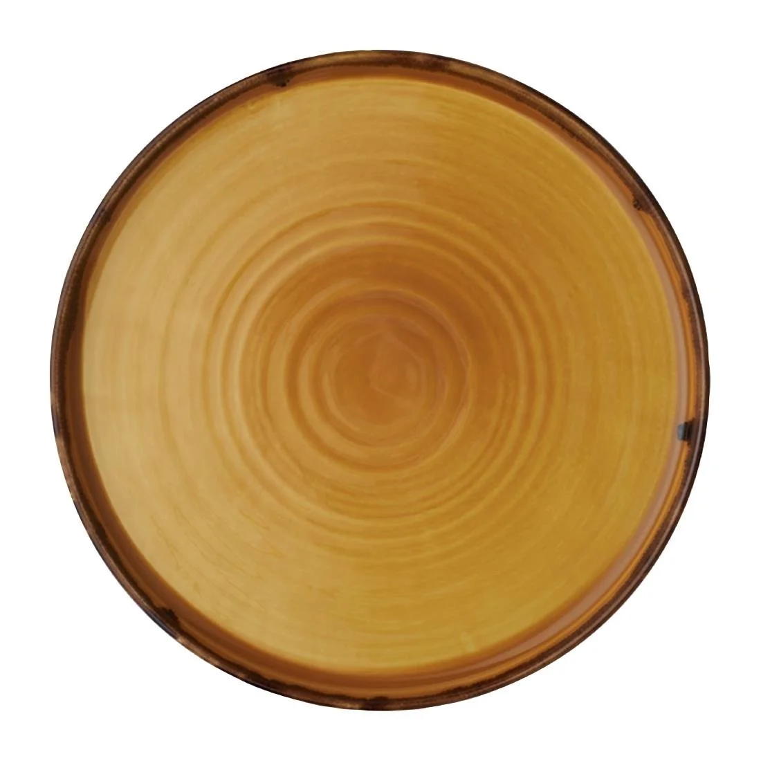 Dudson Harvest Walled Plates Mustard 260mm (6 Pack)