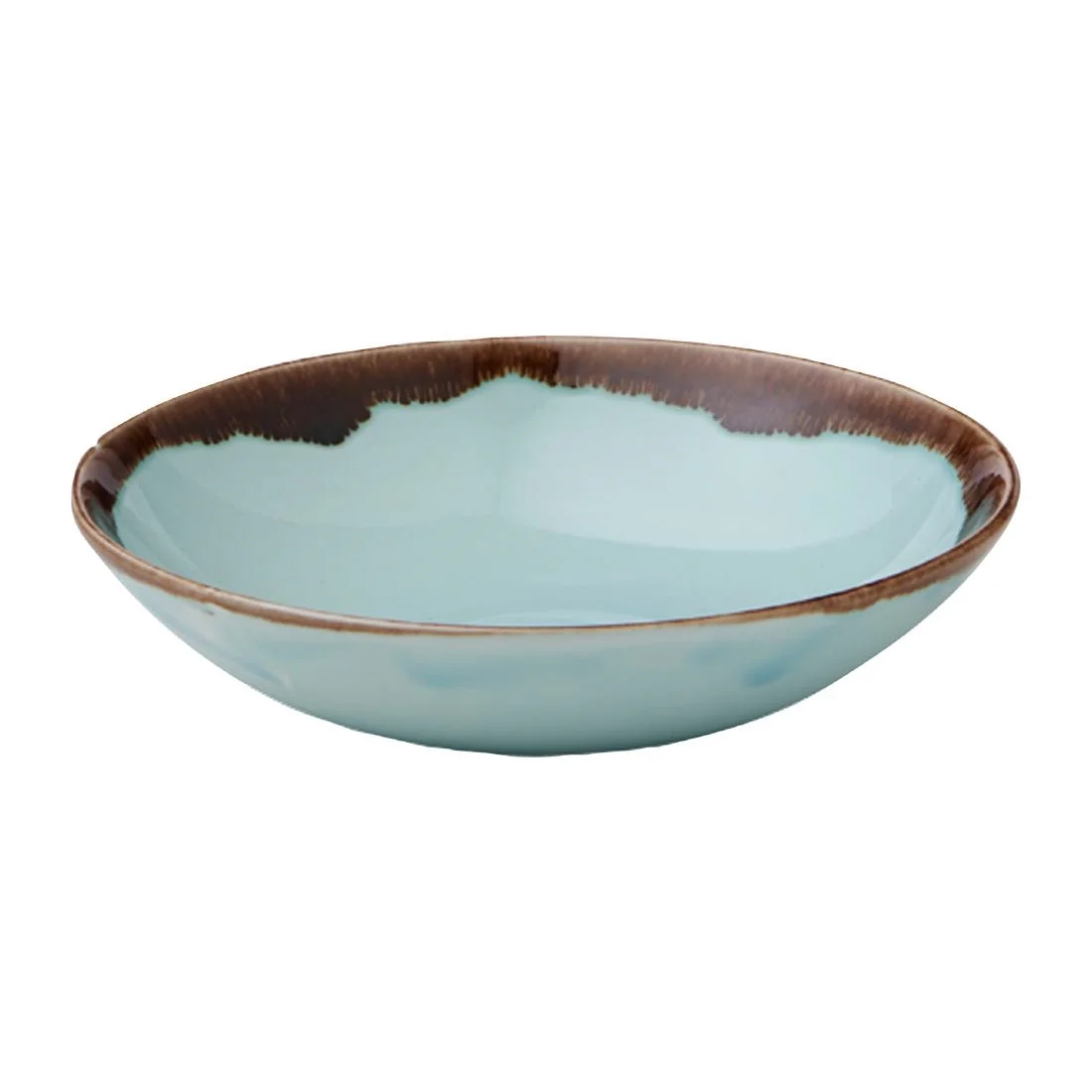 Dudson Harvest Coupe Bowls Turquoise 182mm (12 Pack) - Image 2