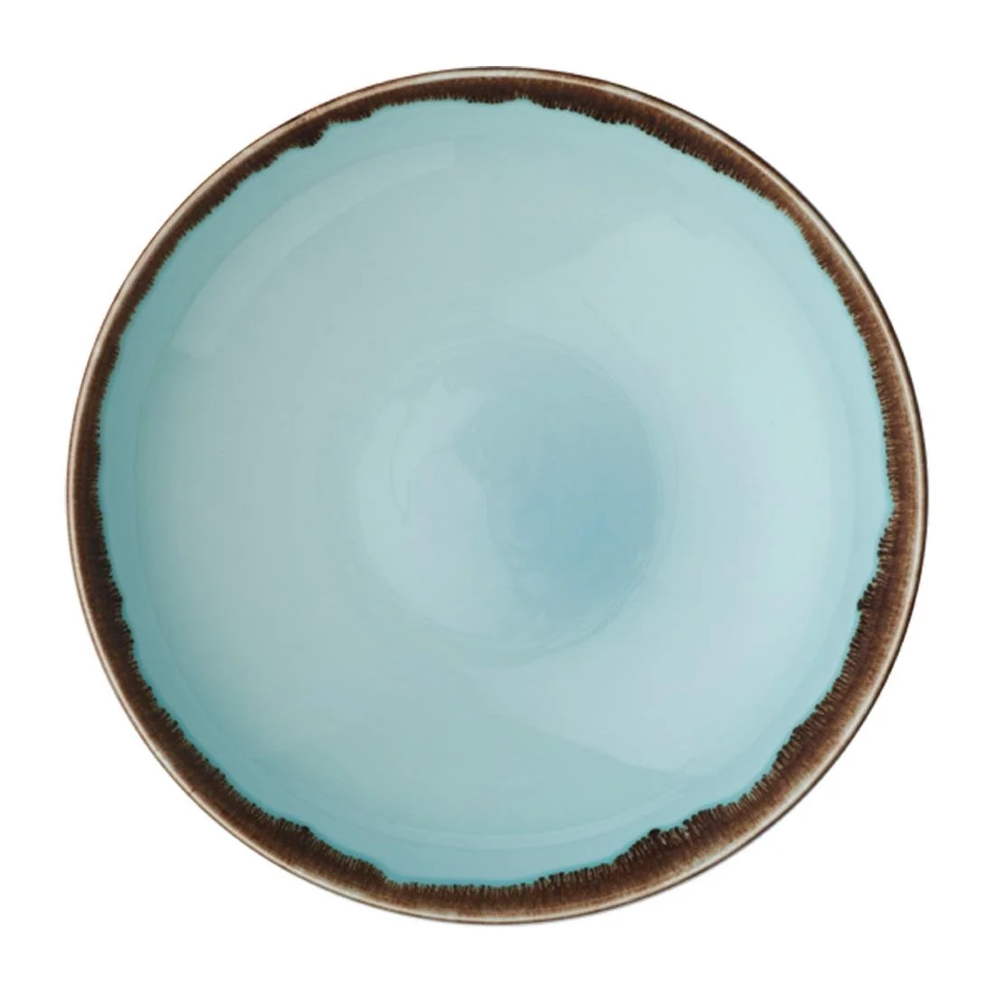 Dudson Harvest Coupe Bowls Turquoise 248mm (12 Pack)