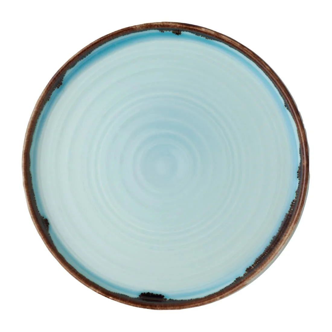 Dudson Harvest Walled Plates Turquoise 210mm (6 Pack)