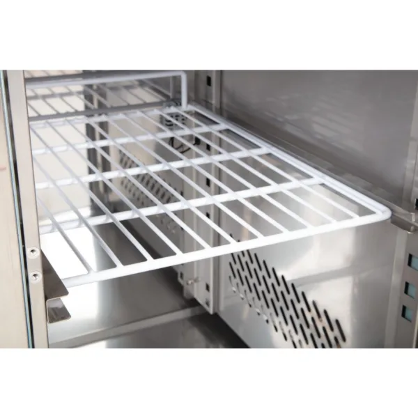 Polar 2 Door Counter Fridge 228Ltr