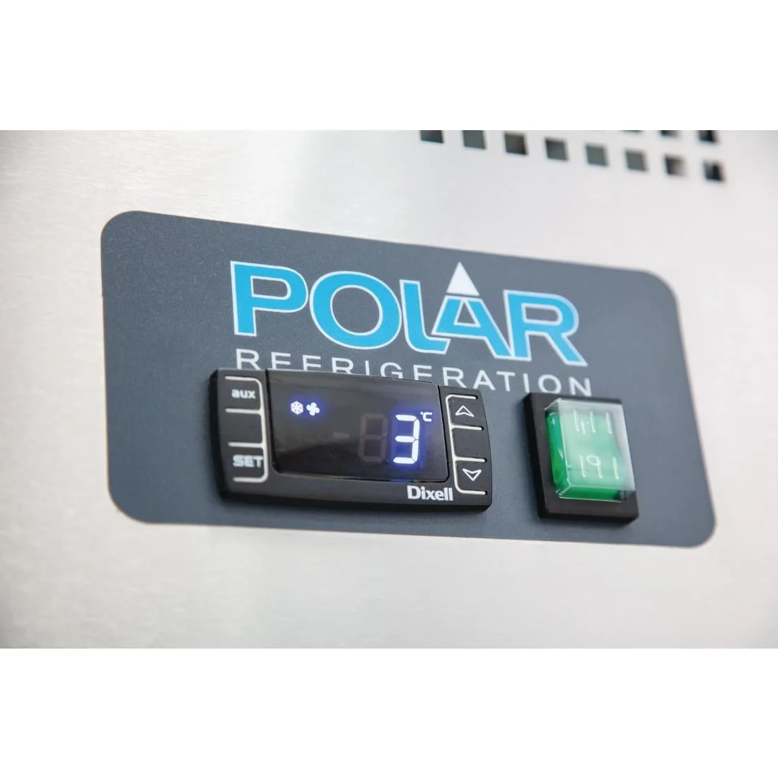 Polar U-Series Four Door Refrigerated Gastronorm Saladette Counter - Image 5