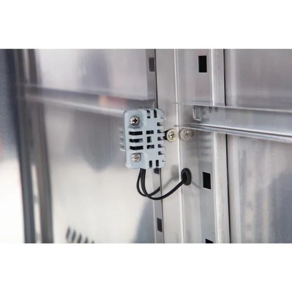 Polar 2 Door Counter Fridge 228Ltr