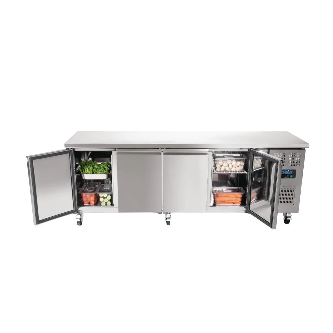 Polar 4 Door Counter Fridge 449 Ltr - Image 12
