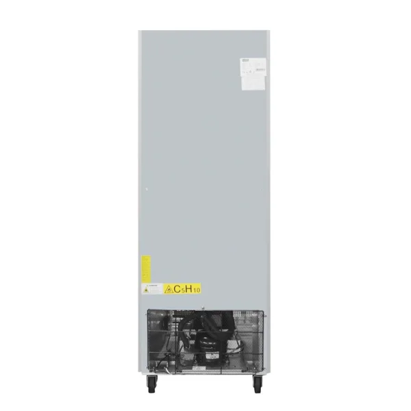 Polar Single Door Slimline Fridge Stainless Steel 440Ltr